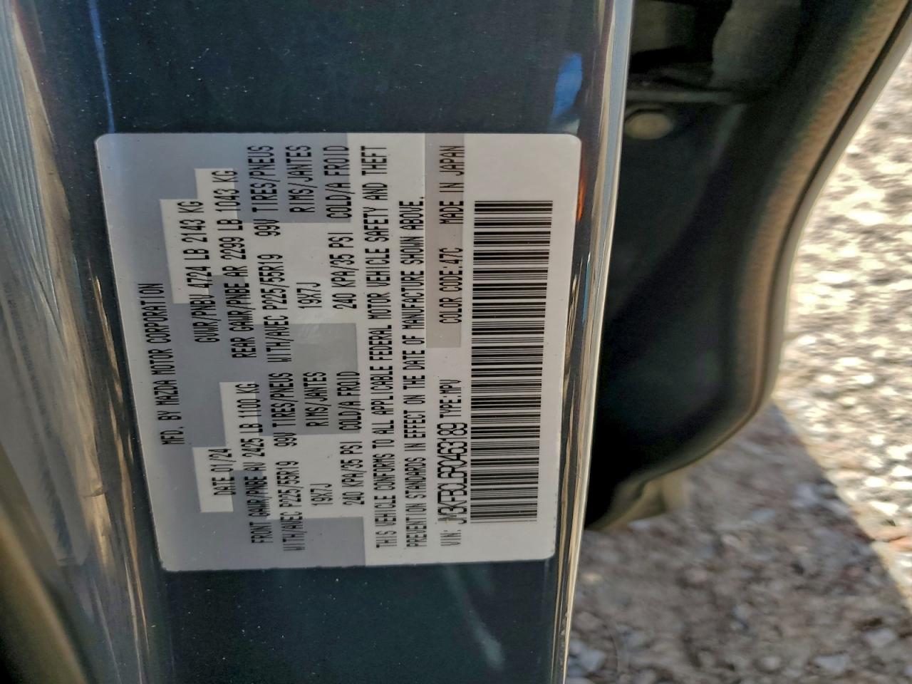 Lot #3304580437 2024 MAZDA CX-5 PREFE