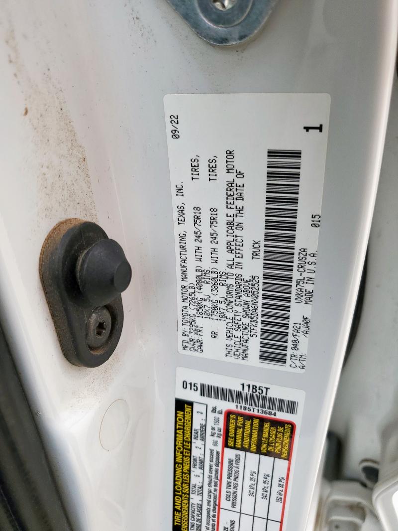 2022 TOYOTA TUNDRA DOU #3296214408