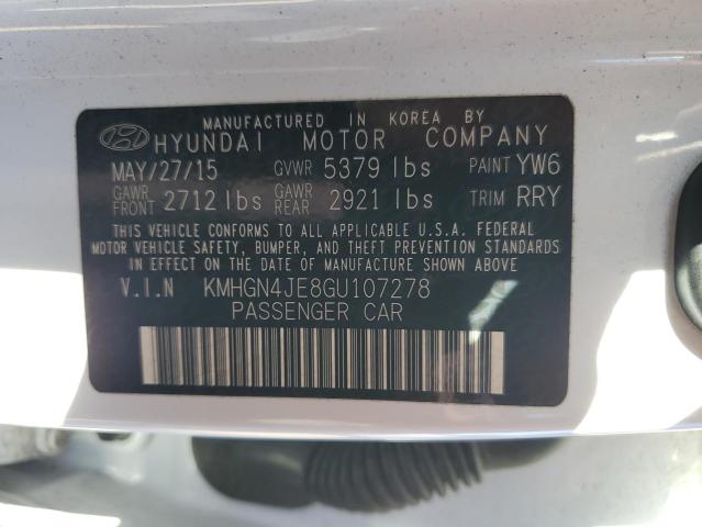 2016 HYUNDAI GENESIS 3. #3286525197