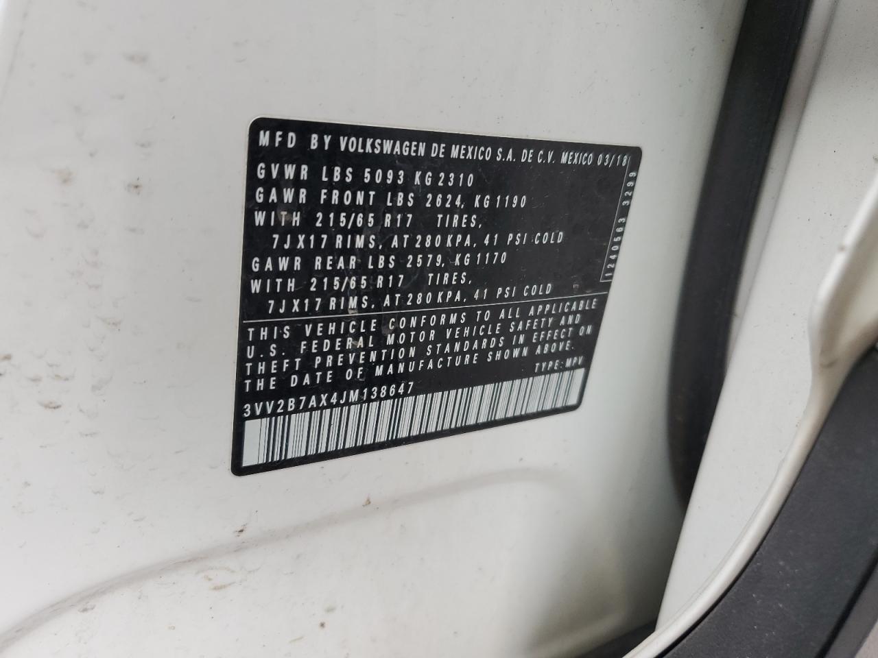 VOLKSWAGEN TIGUAN SE