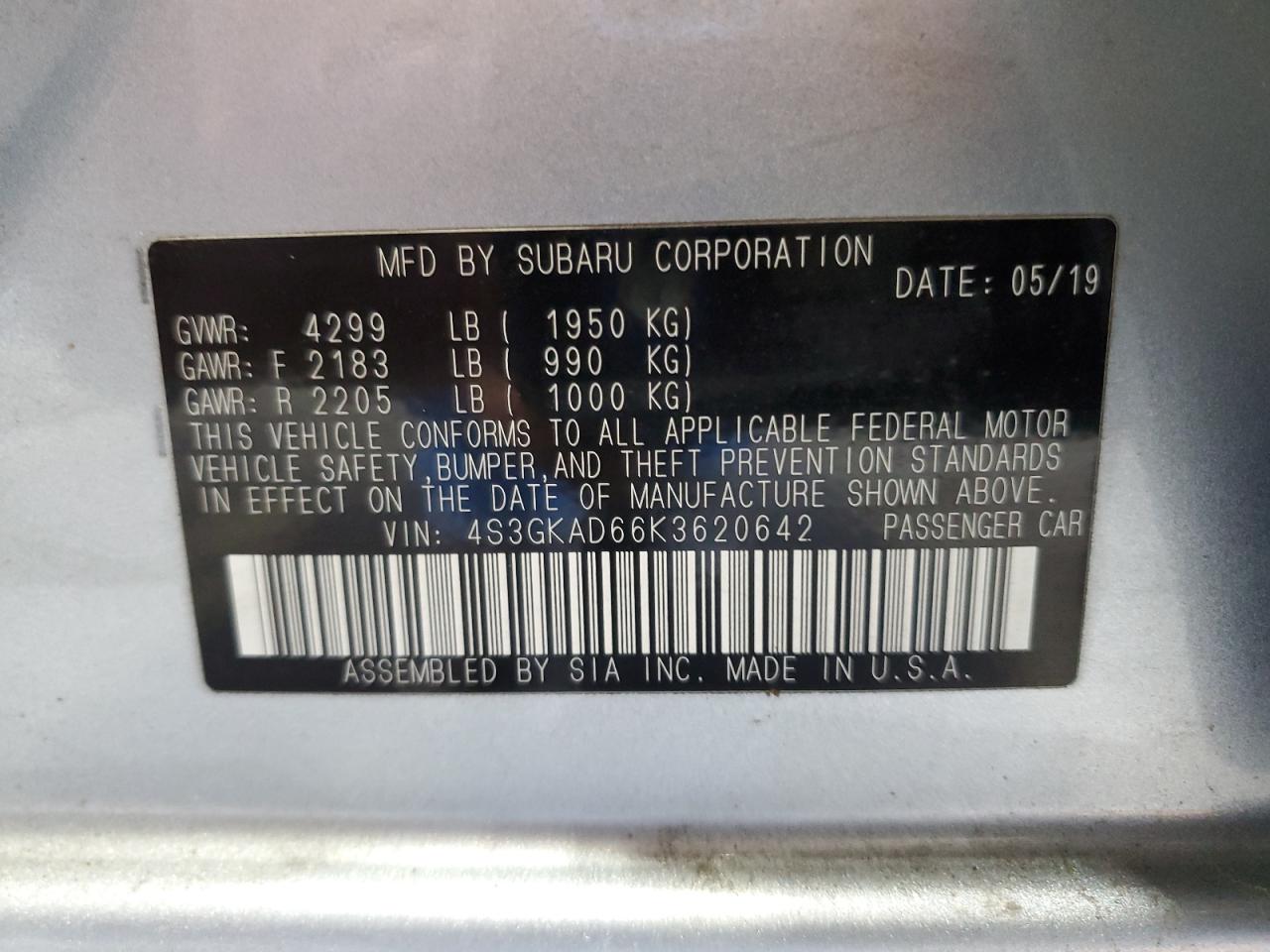 SUBARU IMPREZA PREMIUM