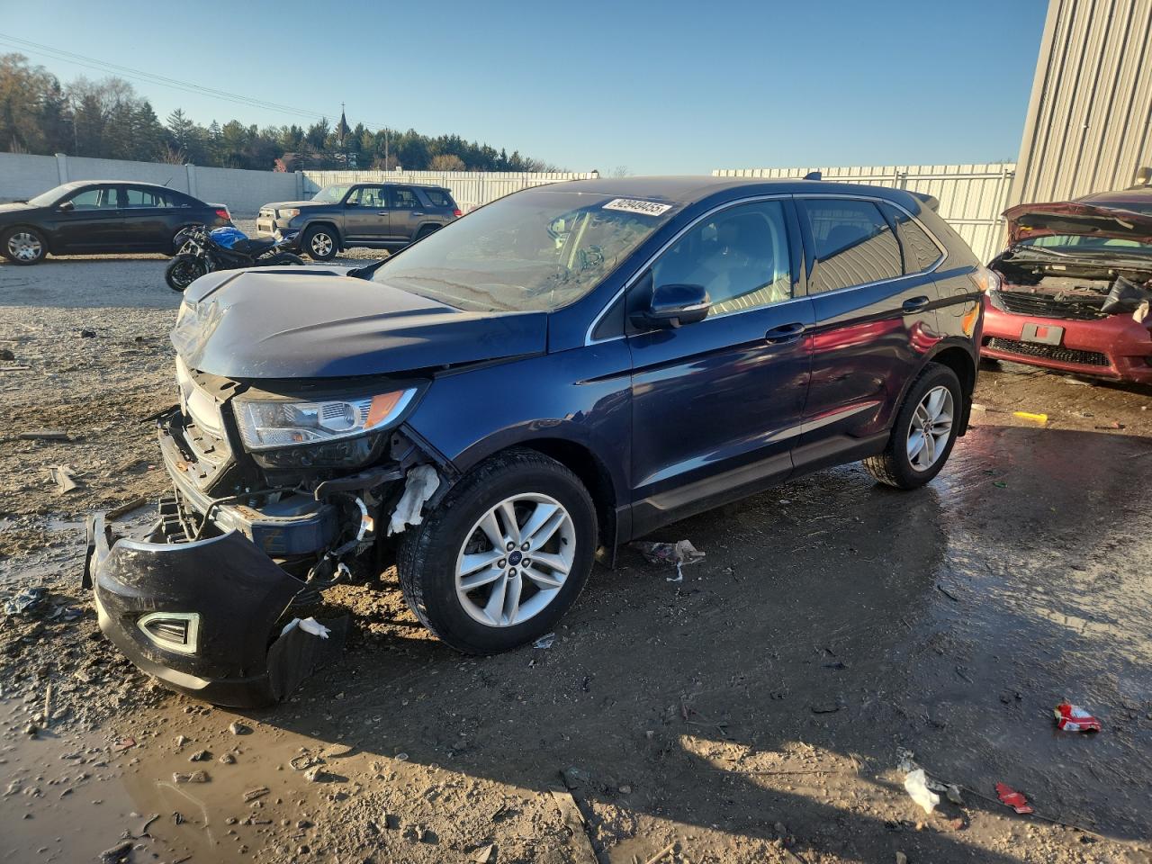 Lot #3297186905 2017 FORD EDGE SEL