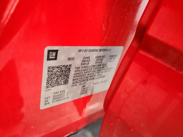 2019 CHEVROLET COLORADO L #3303659938