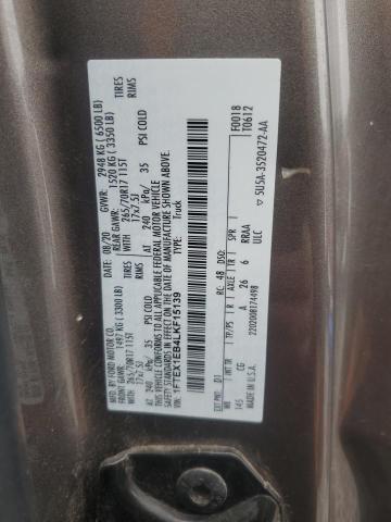 2020 FORD F150 SUPER - 1FTEX1EB4LKF15139