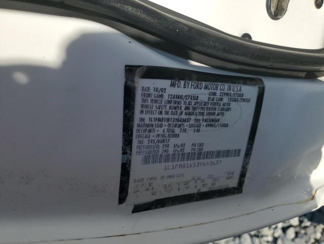 2003 LINCOLN TOWN CAR E #3297987077