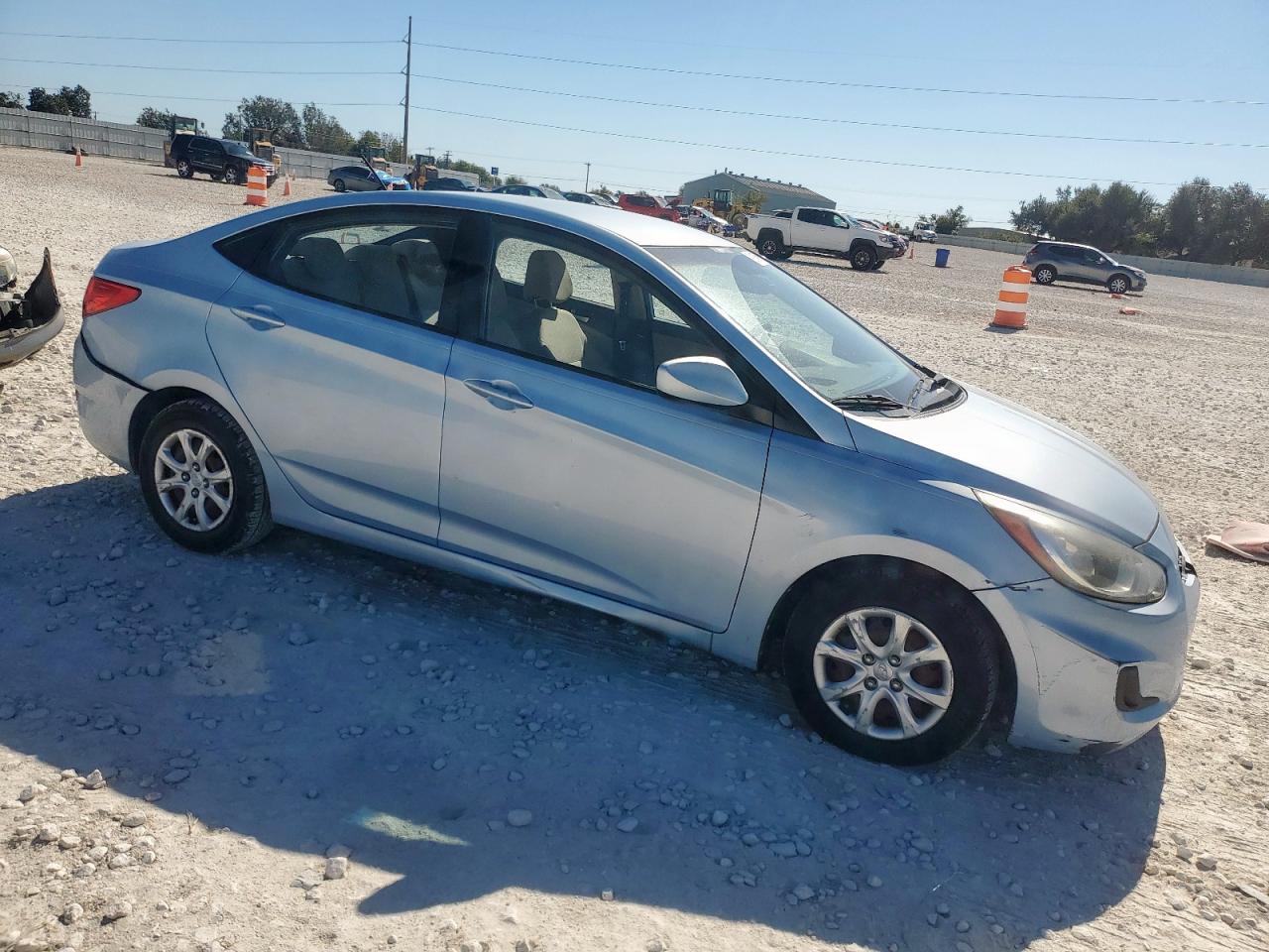 Lot #3309808361 2014 HYUNDAI ACCENT GLS