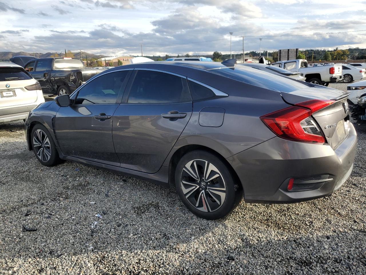 Lot #3309635093 2018 HONDA CIVIC EX