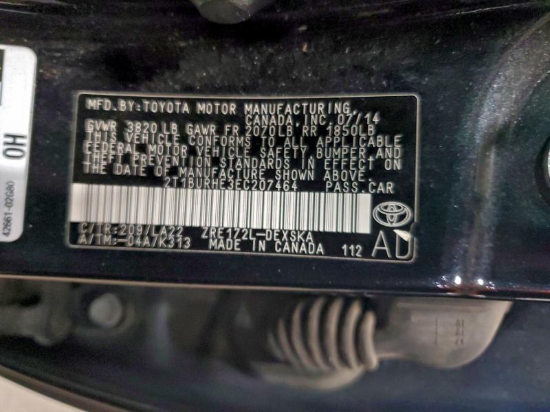 2014 TOYOTA COROLLA L #3305472063