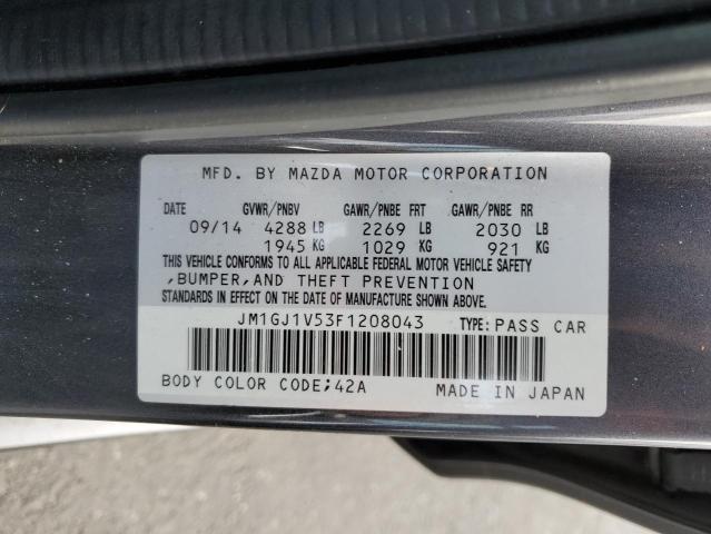 2015 MAZDA 6 TOURING #3302632017