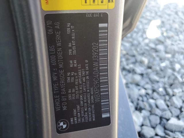 2010 BMW X3 XDRIVE3 #3294521511