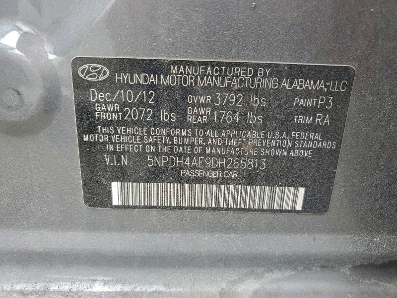 2013 HYUNDAI ELANTRA GL #3304505438