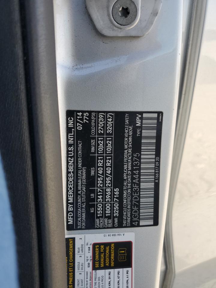 MERCEDES-BENZ GL-CLASS 550 4MATIC