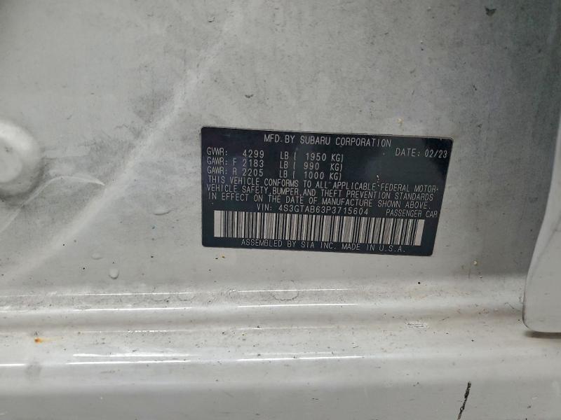 2023 SUBARU IMPREZA #3305420441