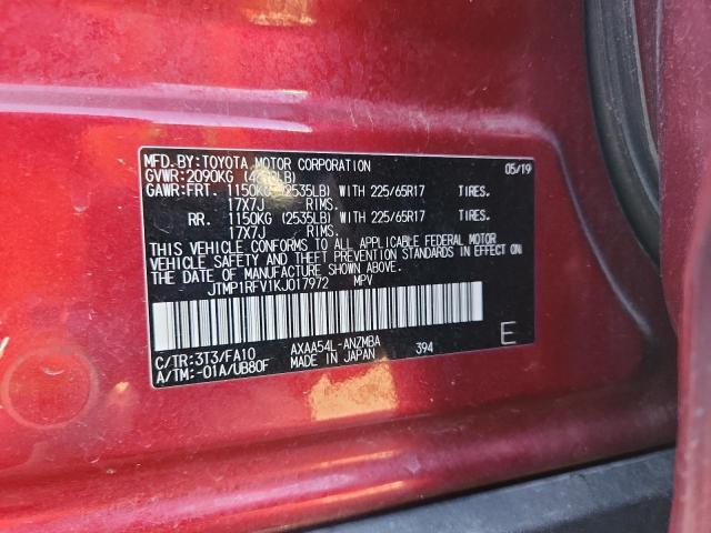 2019 TOYOTA RAV4 XLE #3284787534