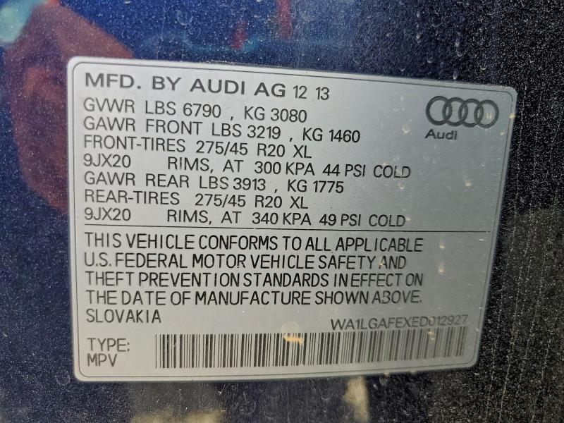 2014 AUDI Q7 PREMIUM #3297965807