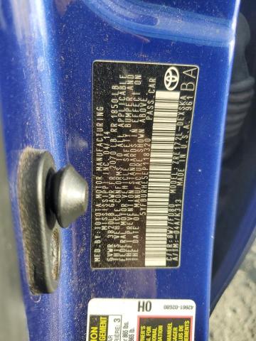 2014 TOYOTA COROLLA L #3286743304