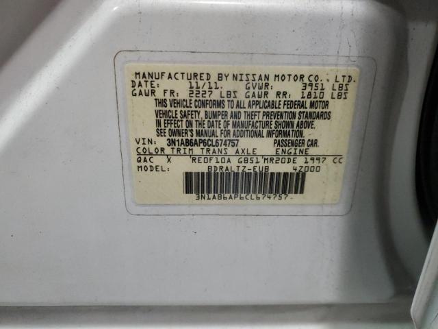 2012 NISSAN SENTRA 2.0 - 3N1AB6AP6CL674757