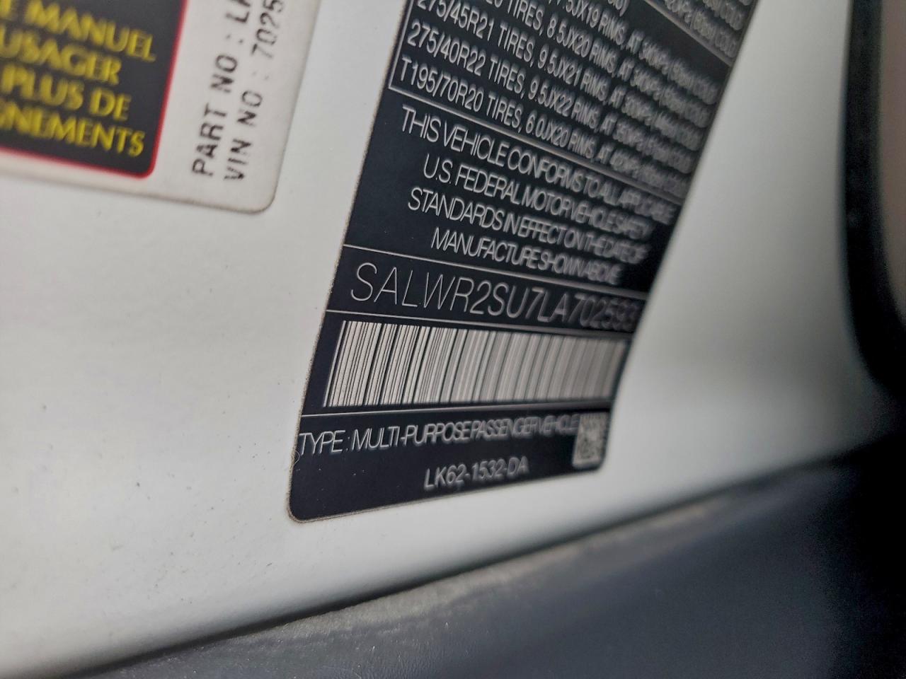 LAND ROVER RANGE ROVER HSE