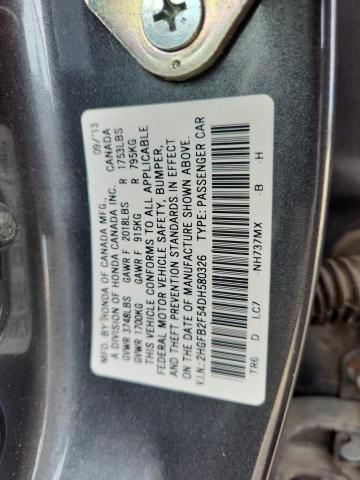 2013 HONDA CIVIC LX - 2HGFB2F54DH580326