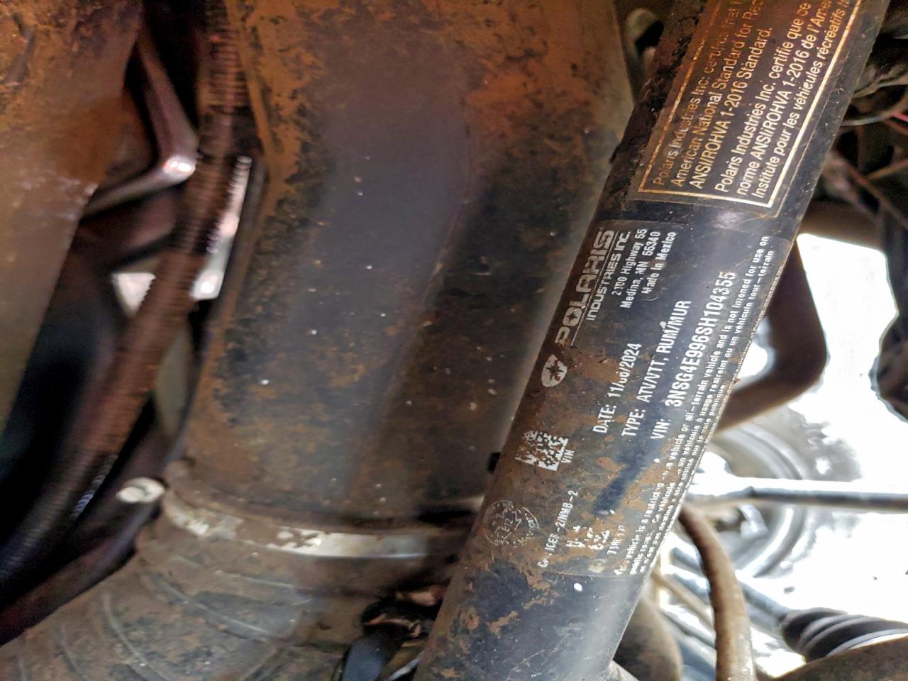 Lot #3302698006 2025 POLARIS GENERAL 4