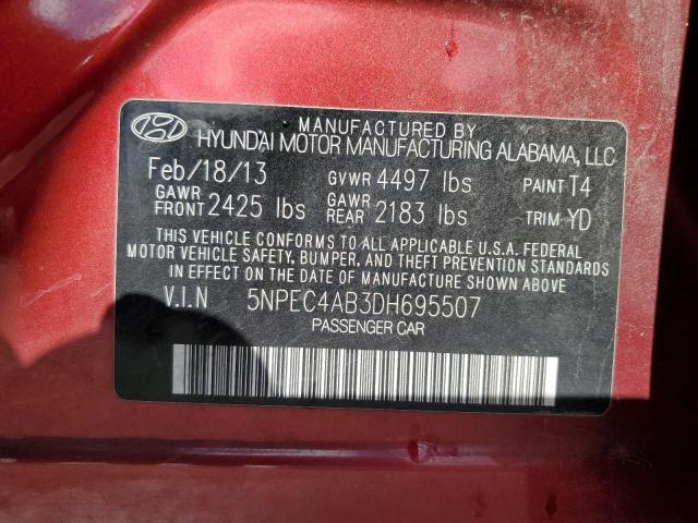 2013 HYUNDAI SONATA SE #3285789650