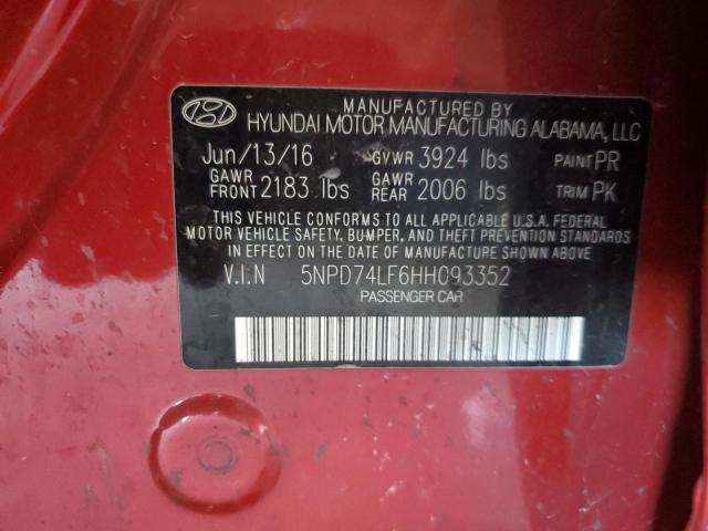 2017 HYUNDAI ELANTRA SE #3304688903