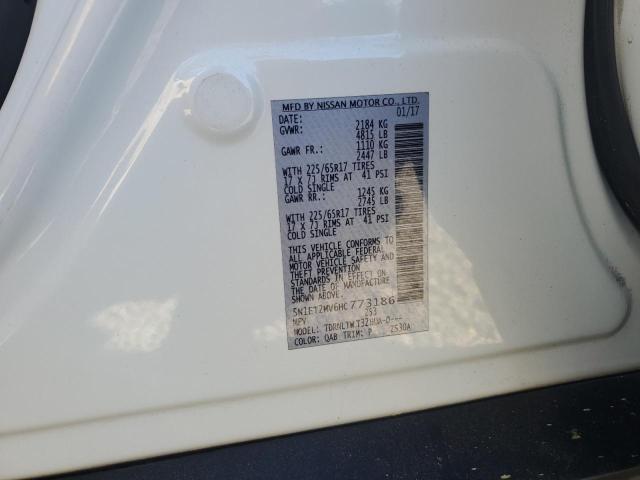 2017 NISSAN ROGUE SV H - 5N1ET2MV6HC773186