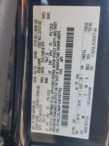 2015 FORD ESCAPE TIT - 1FMCU9J90FUB16752