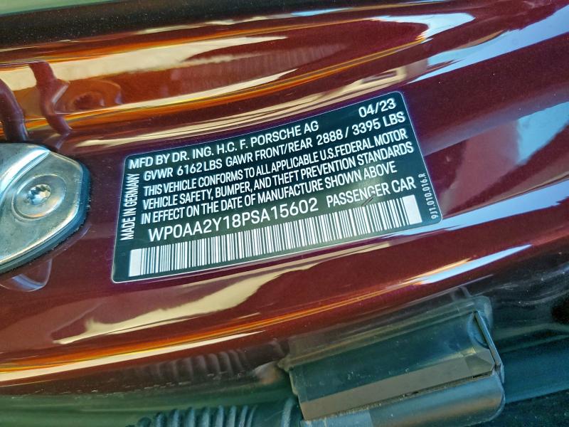 2023 PORSCHE TAYCAN #3297856788