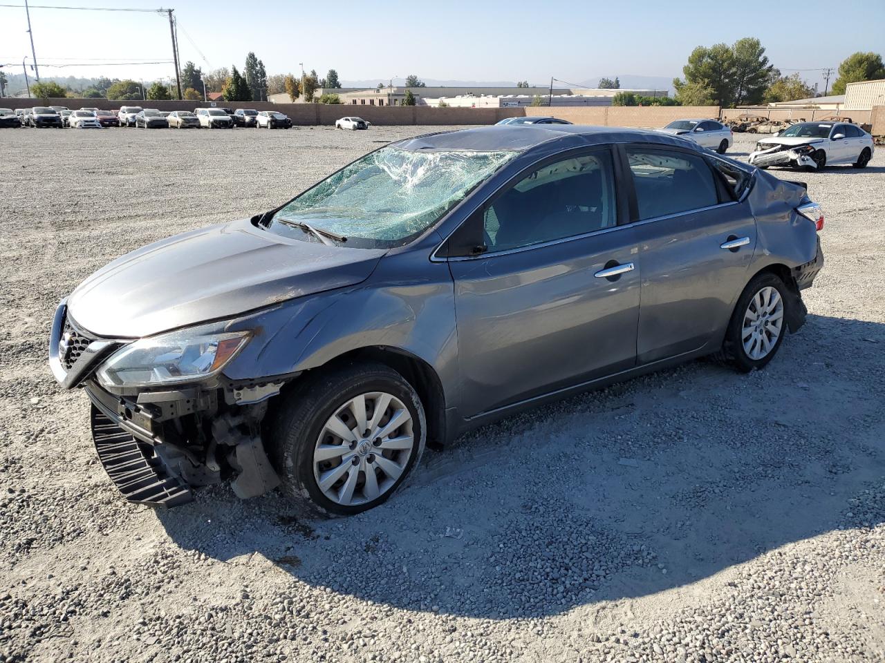 Lot #3302766399 2017 NISSAN SENTRA S
