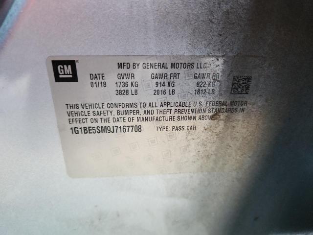 2018 CHEVROLET CRUZE LT #3301940470