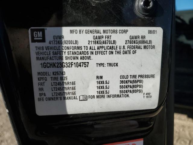 2002 CHEVROLET SILVERADO #3292833589