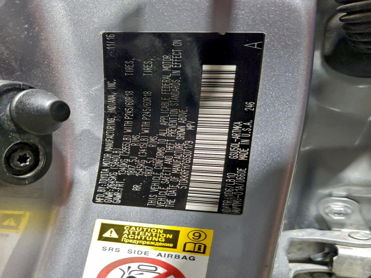 TOYOTA HIGHLANDER XLE