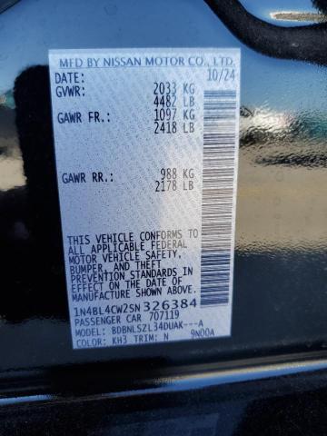 2025 NISSAN ALTIMA SR #3305492077