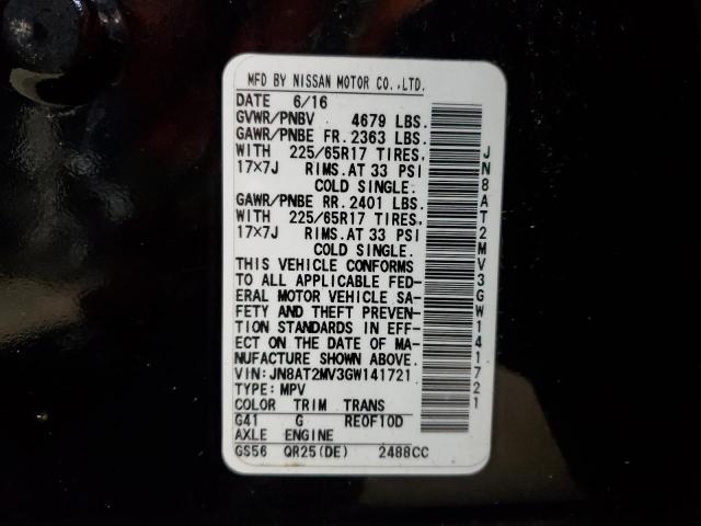 2016 NISSAN ROGUE S - JN8AT2MV3GW141721