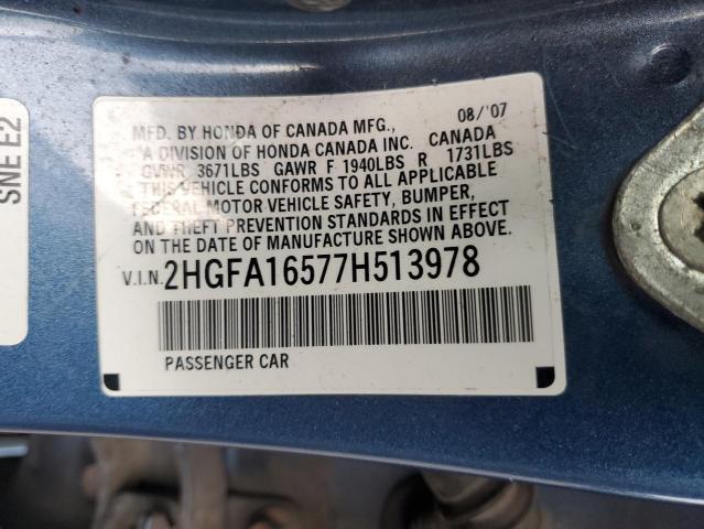 2007 HONDA CIVIC #3302948649