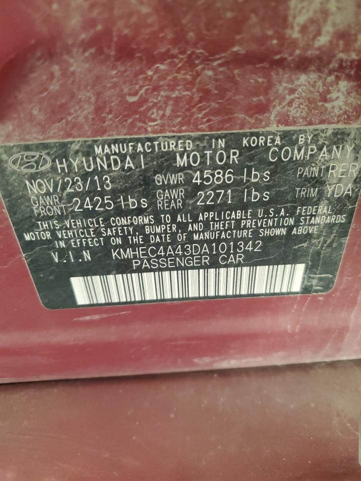 Lot #3302714030 2013 HYUNDAI SONATA HYB