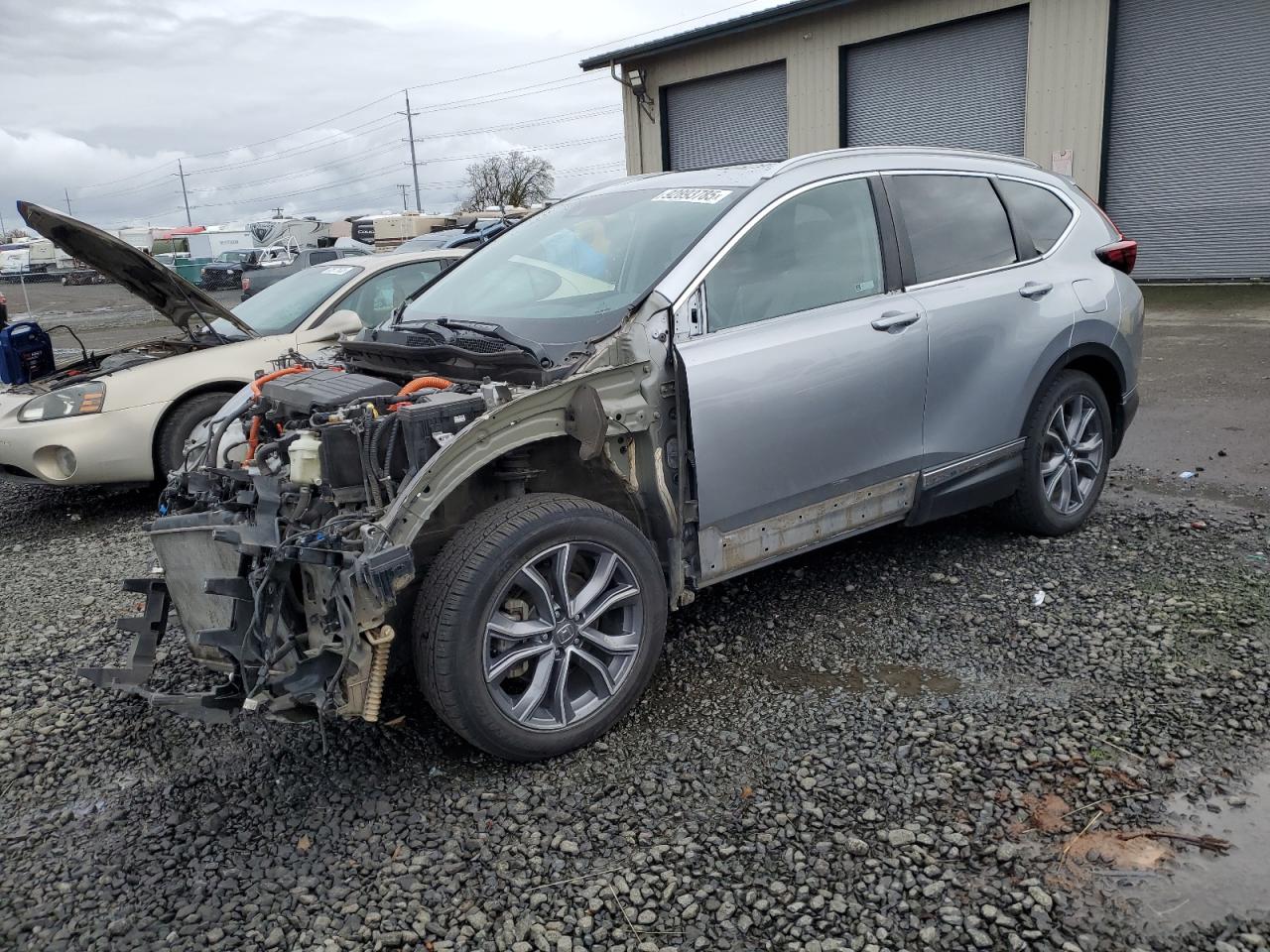 Lot #3291554934 2021 HONDA CR-V TOURI