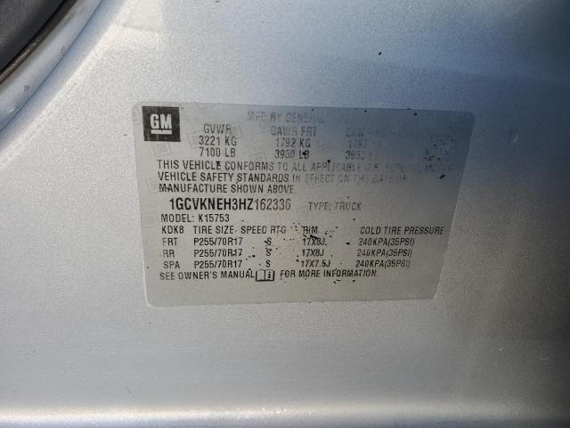 2017 CHEVROLET SILVERADO #3296984852