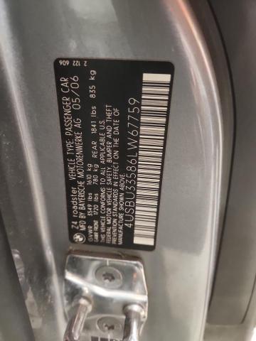 2006 BMW Z4 3.0 #3302923100