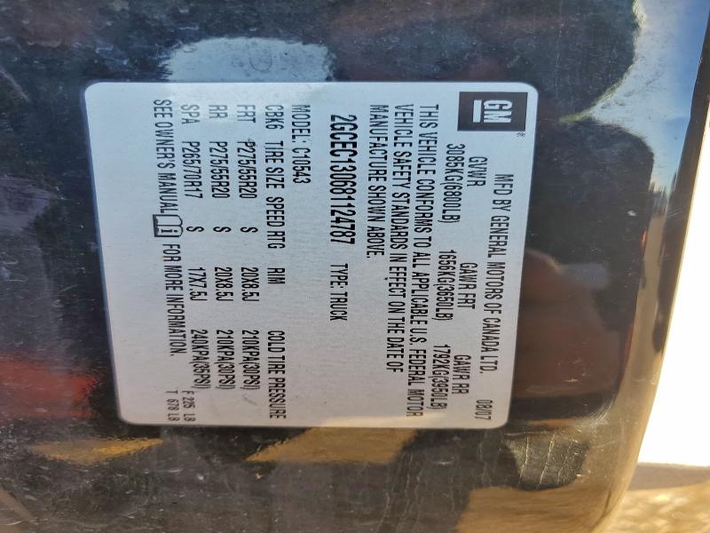 2008 CHEVROLET SILVERADO #3302937627