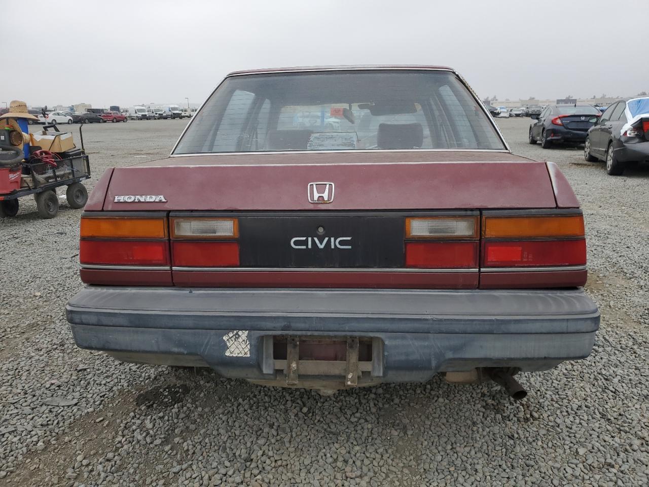 Lot #3278897056 1987 HONDA CIVIC 1.5