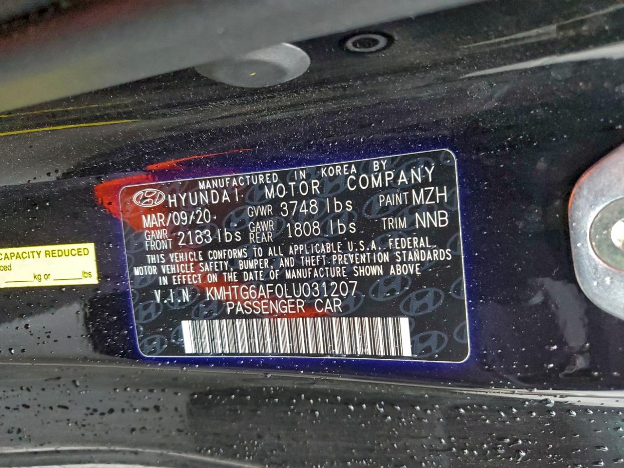 HYUNDAI VELOSTER BASE