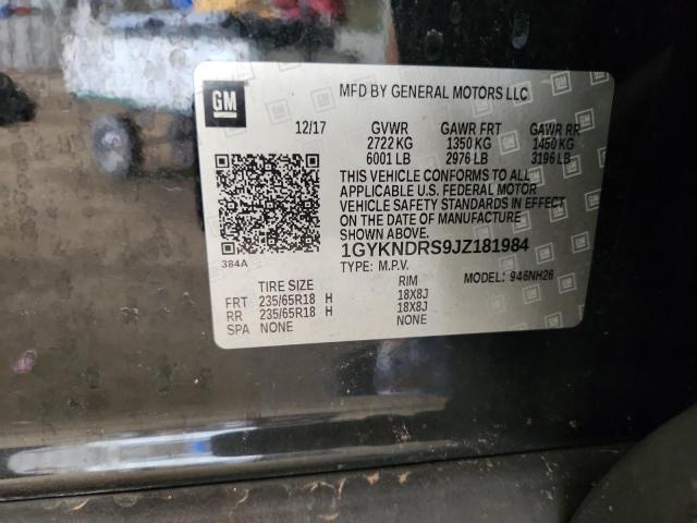 2018 CADILLAC XT5 LUXURY #3302923088