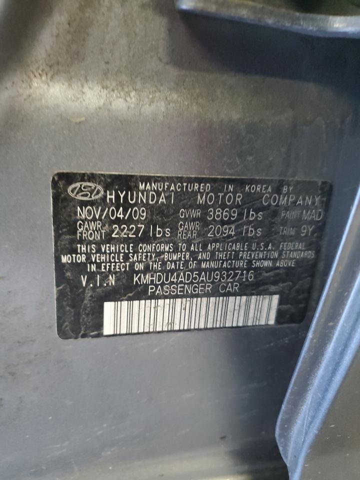 HYUNDAI ELANTRA BLUE