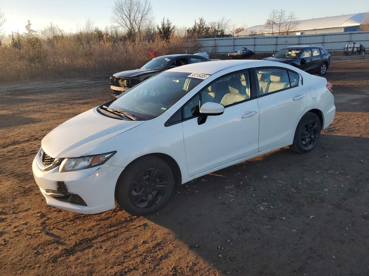 Lot #3286723284 2015 HONDA CIVIC LX