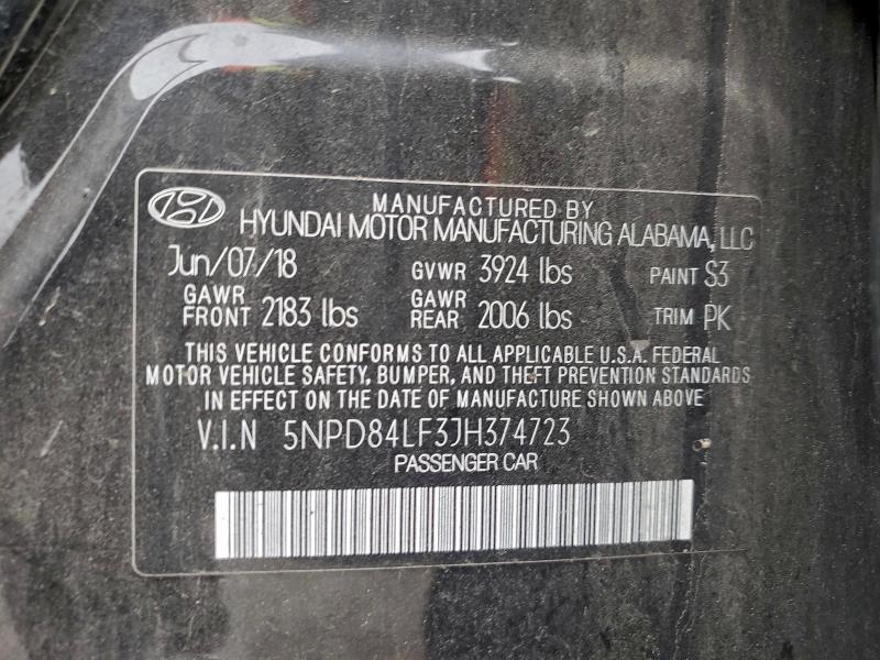 2018 HYUNDAI ELANTRA SE #3297236423