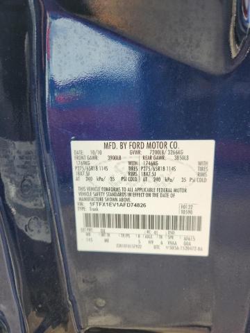 2010 FORD F150 SUPER - 1FTFX1EV1AFD74826