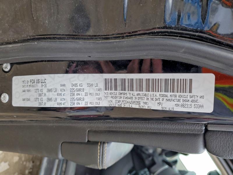 2017 JEEP CHEROKEE L #3311891202