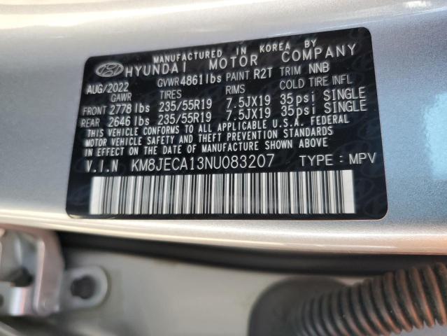2022 HYUNDAI TUCSON LIM #3297267382